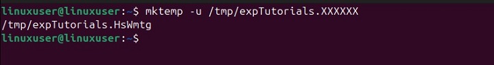 mktemp Command in Linux6