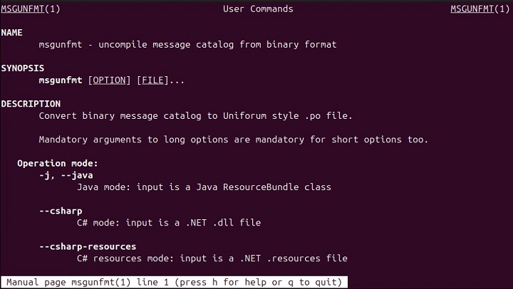 msgunfmt Command in Linux1