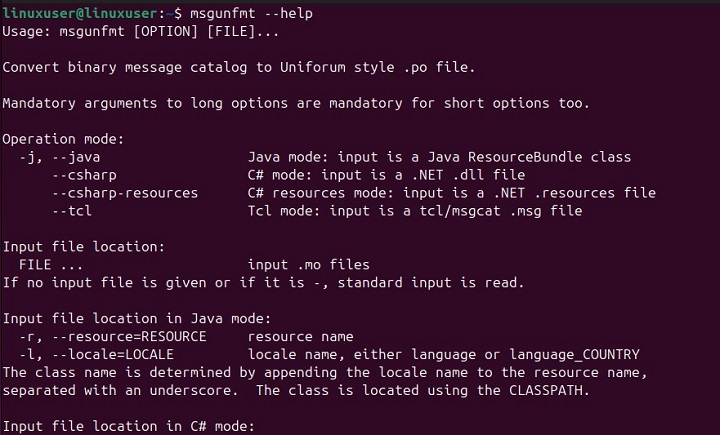 msgunfmt Command in Linux2