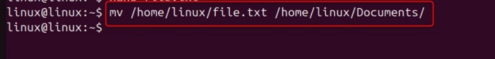 mv Command in Linux1