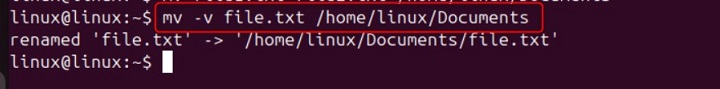 mv Command in Linux5