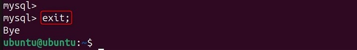 mysql Command in Linux28