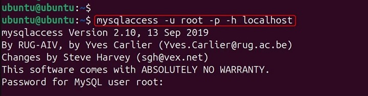 mysqlaccess Command in Linux4