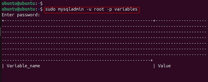 mysqladmin Command in Linux6