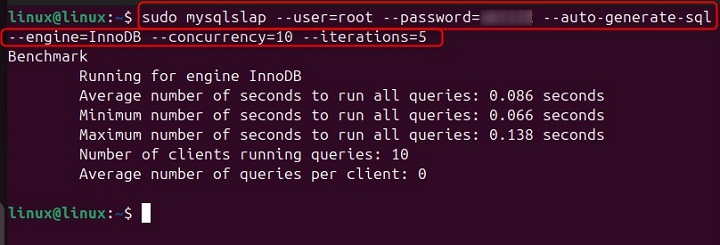 mysqlslap Command in Linux3