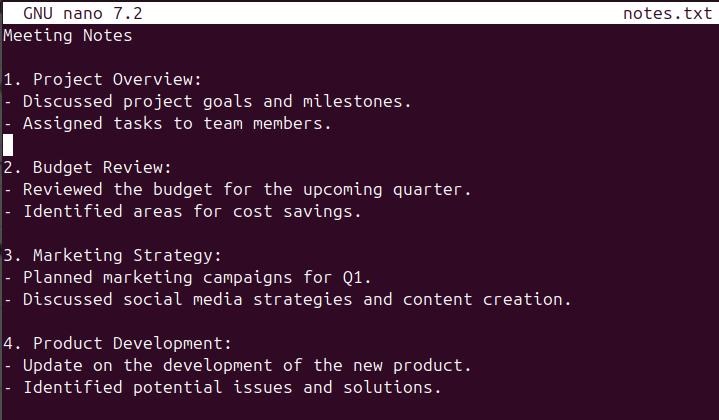 nano Command in Linux3
