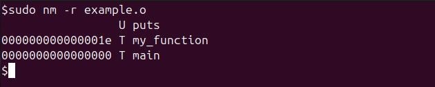 nm Command in Linux10