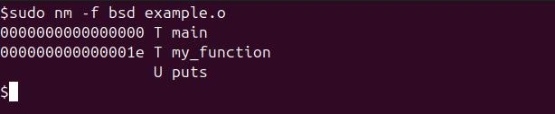 nm Command in Linux5
