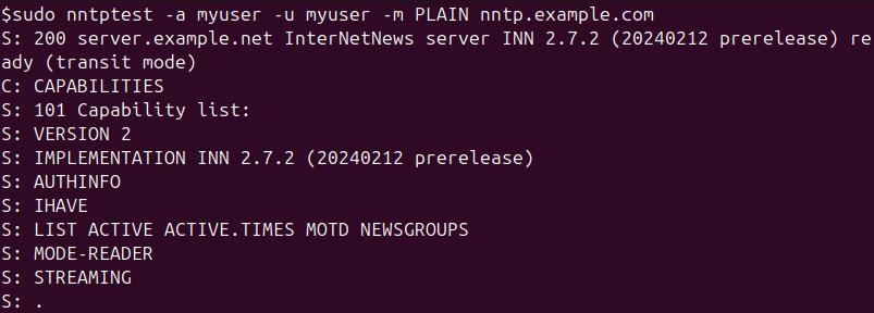 nntptest Command in Linux3