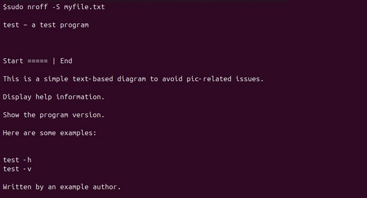nroff Command in Linux8