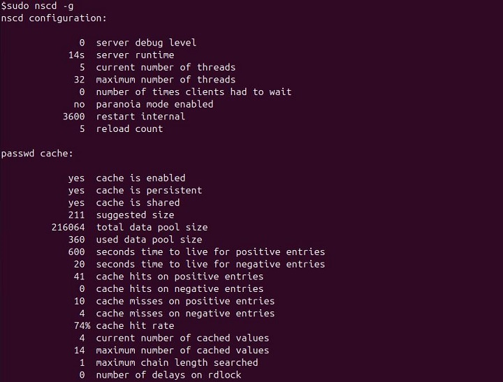nscd Command in Linux4