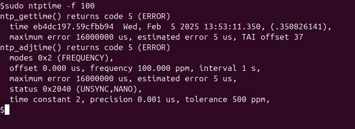 ntptime Command in Linux7