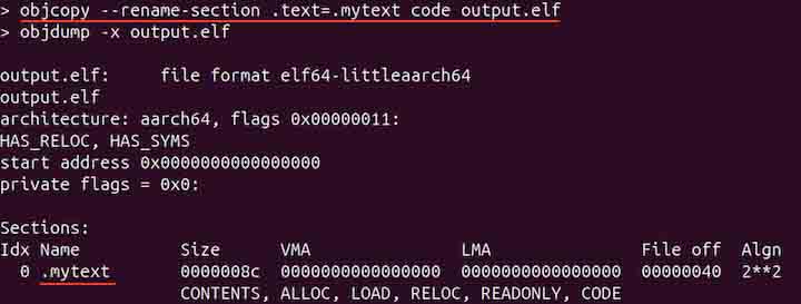 objcopy Command in Linux5