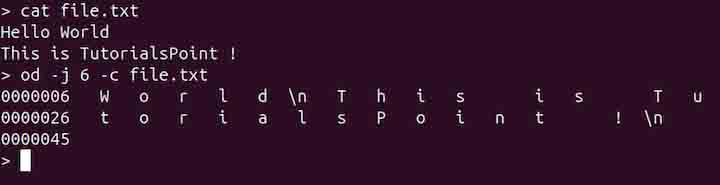 od Command in Linux7