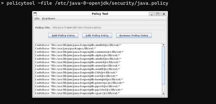 Opening an Existing Policy File