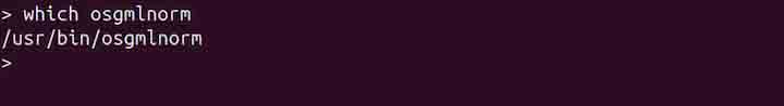 osgmlnorm Command in Linux2