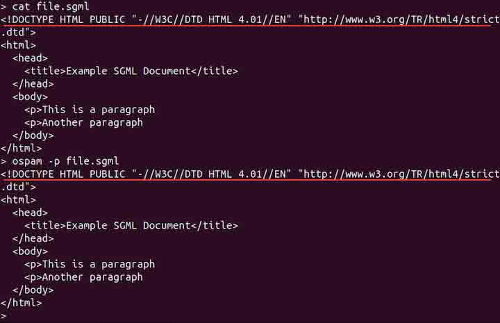 ospam Command in Linux4