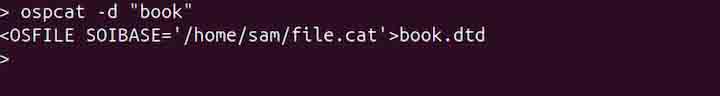 ospcat Command in Linux6