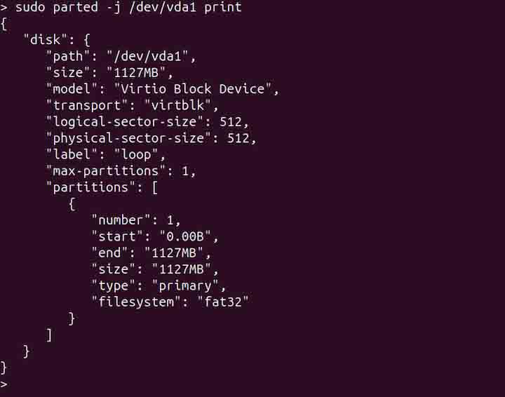 Parted Command in Linux4