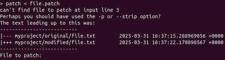 patch Command in Linux6