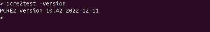 pcretest Command in Linux1