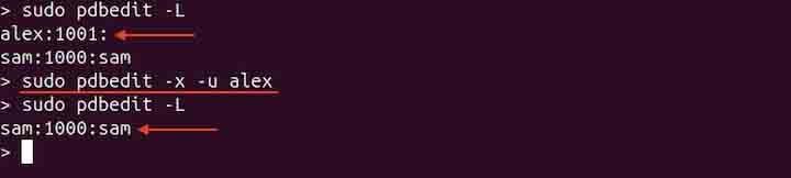 pdbedit Command in Linux3