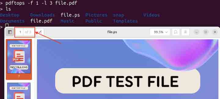 pdftops Command in Linux3