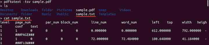 pdftotext Command in Linux5