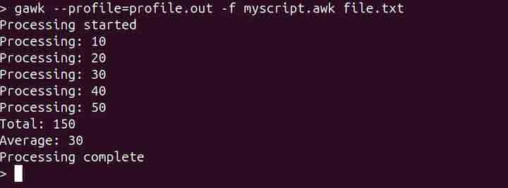 pgawk Command in Linux3