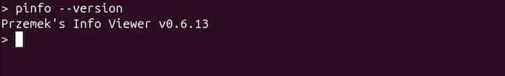 pinfo Command in Linux1