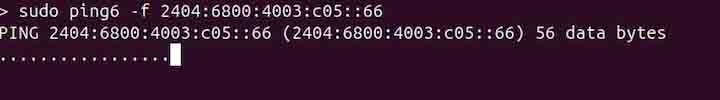 ping6 Command in Linux4