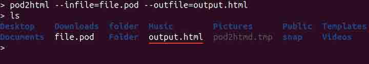 pod2html Command in Linux2