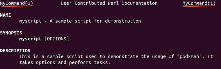 pod2man Command in Linux3
