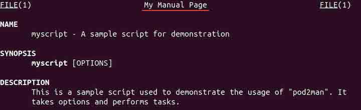 pod2man Command in Linux4