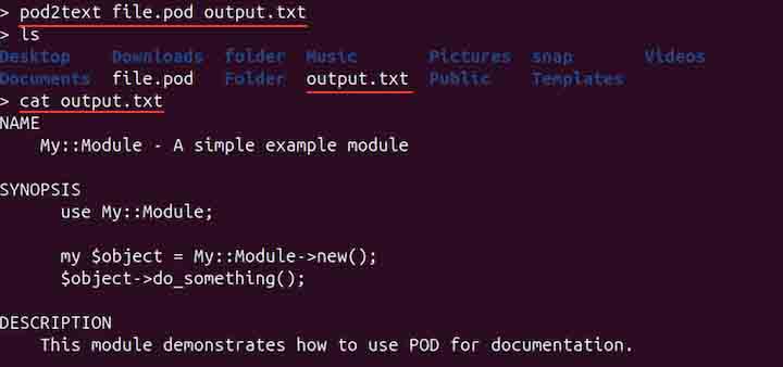 pod2text Command in Linux2
