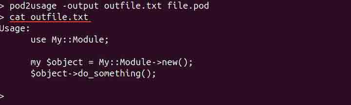 pod2usage Command in Linux5