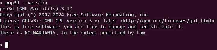 pop3d Command in Linux1