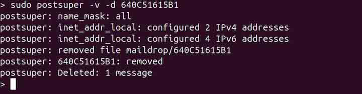 postsuper Command in Linux5