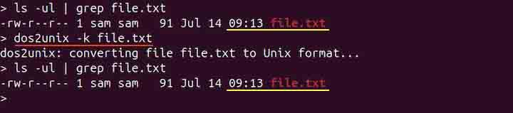 Preserving Original Timestamp