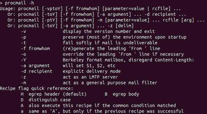 procmail Command in Linux2