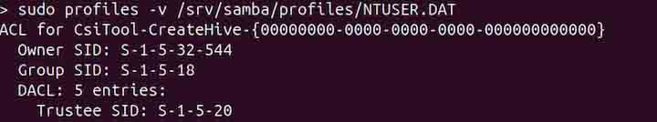 profiles Command in Linux2
