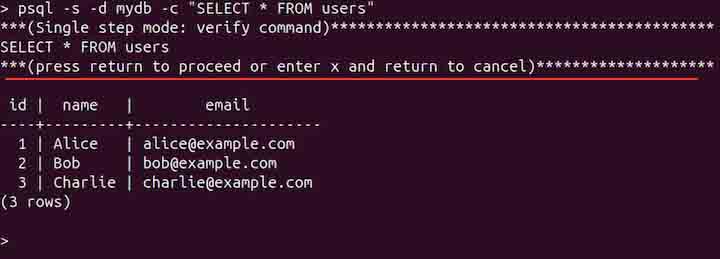 psql Command in Linux8