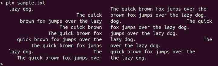 ptx Command in Linux2