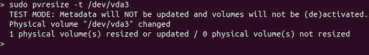 pvresize Command in Linux3
