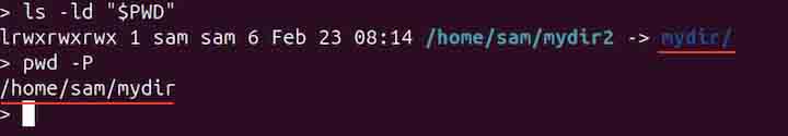pwd Command in Linux 3