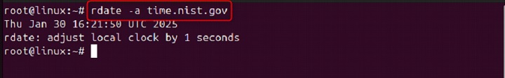 rdate Command in Linux3