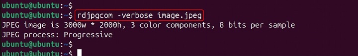 rdjpgcom Command in Linux5