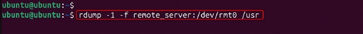 rdump Command in Linux4