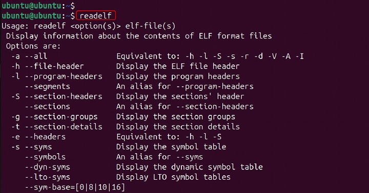 readelf Command in Linux2