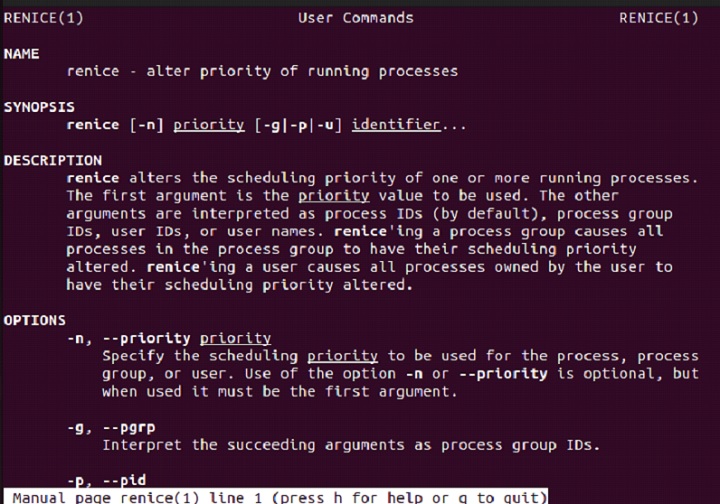 renice Command in Linux1